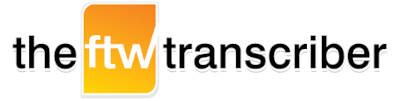 logo of FTW Transcriber dictation software